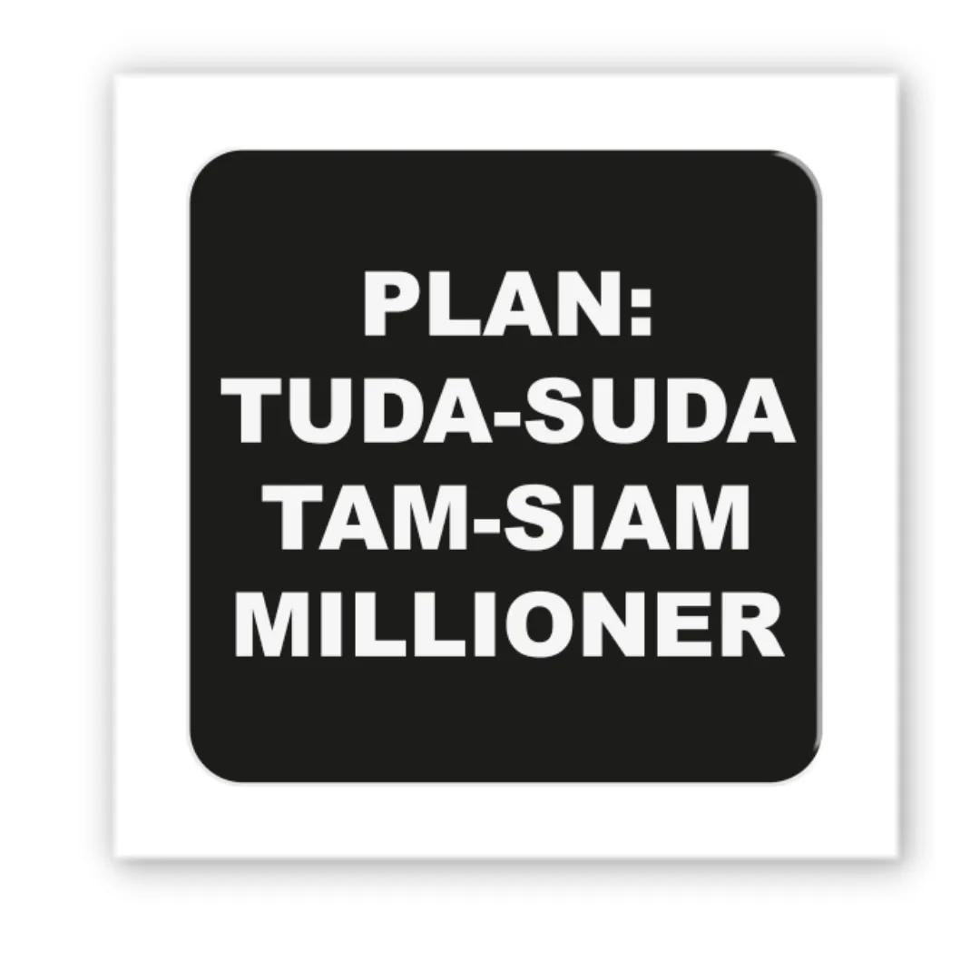 3D стікер "Plan: tuda-suda"