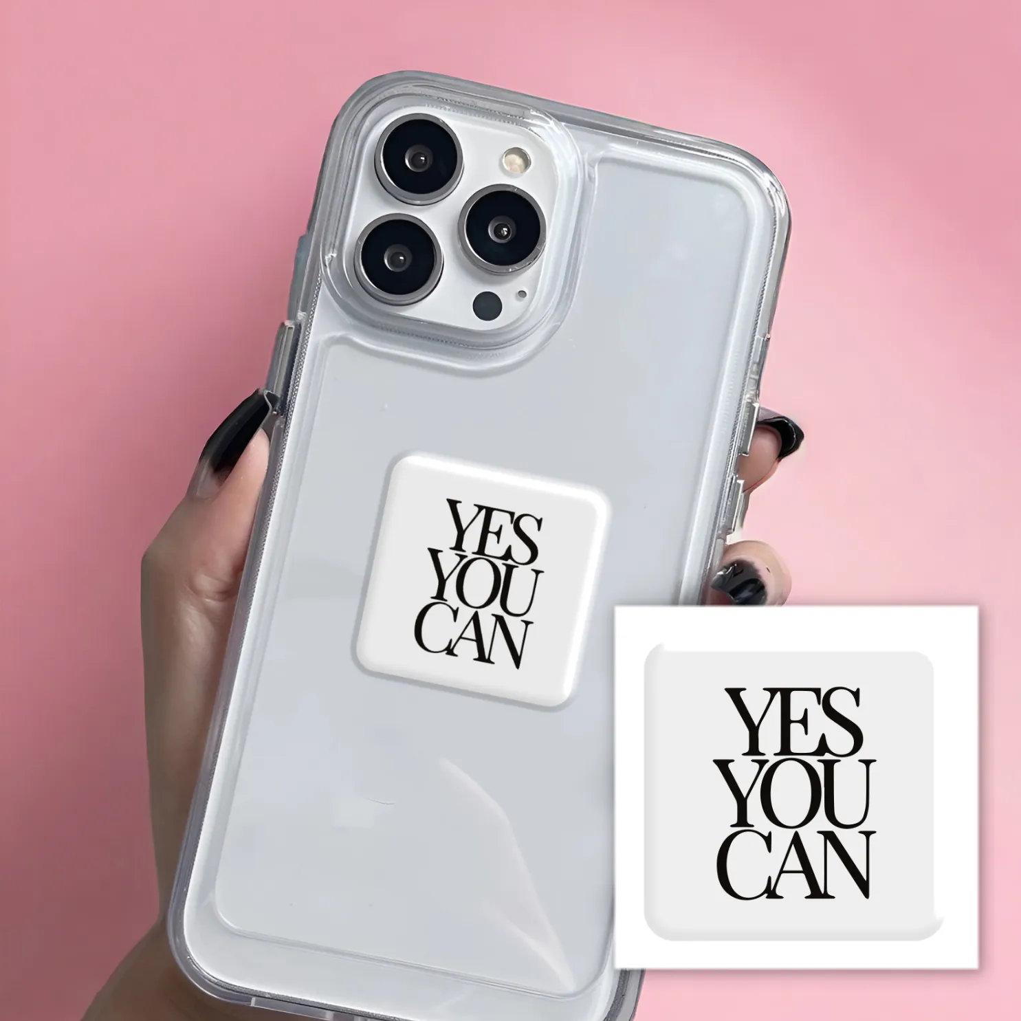 3D стікер "Yes you can" 1