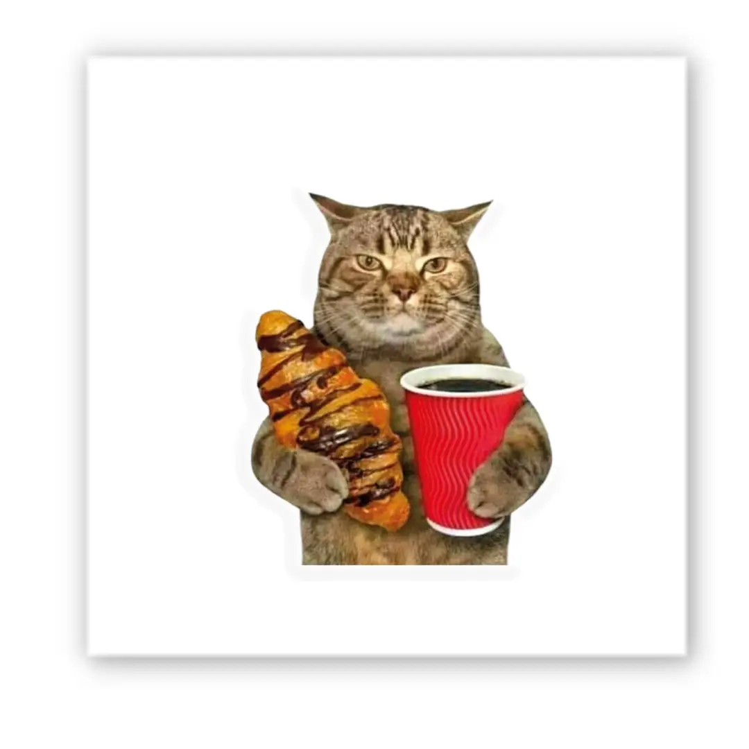 3D стікер "Go to Coffe"
