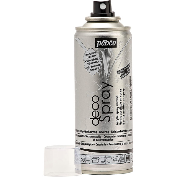 Лак-спрей акриловий DecoSpray 200 мл, матовий, 094013 ТМ "Pebeo"
