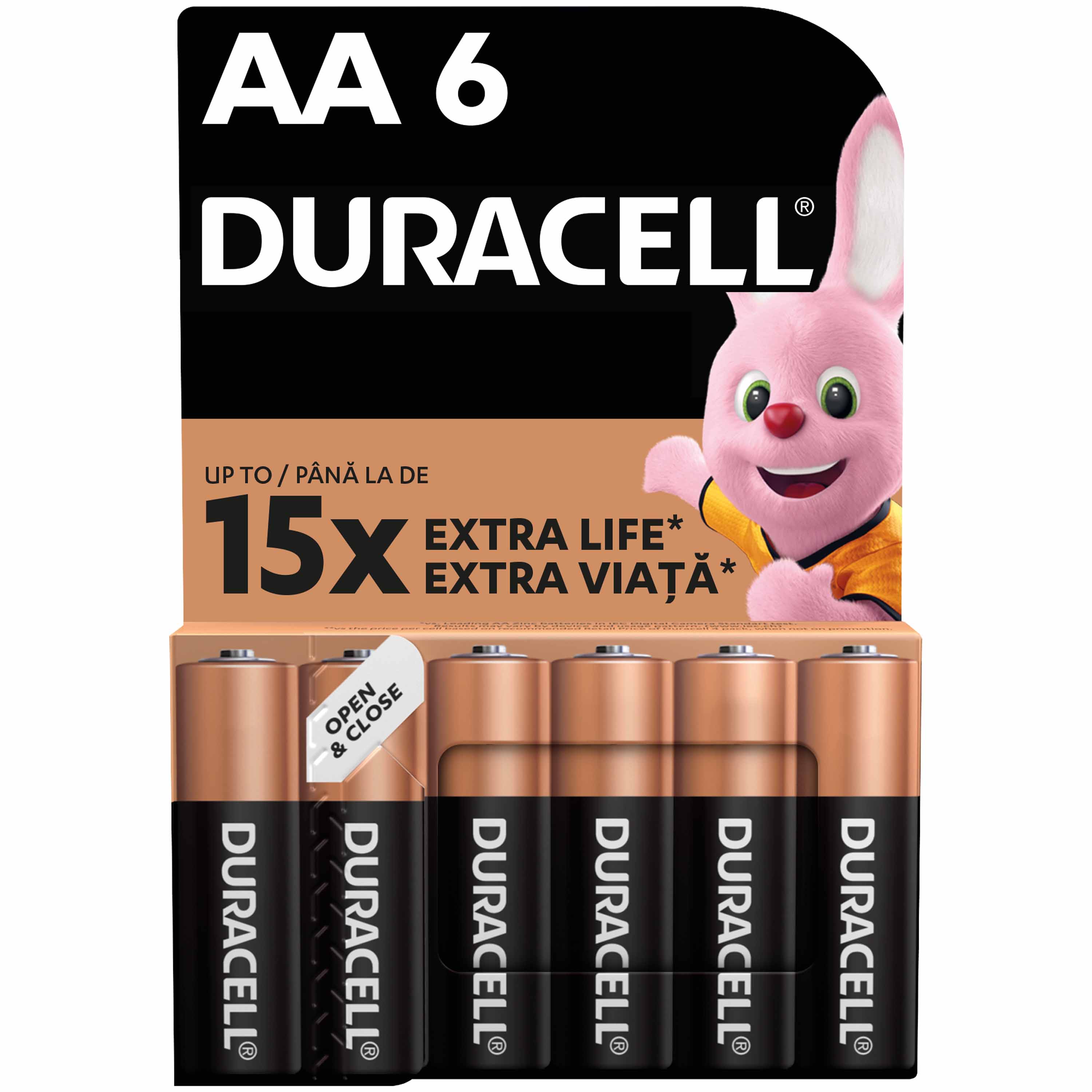 Батарейка DURACELL AA LR06 MN1500 (6 шт/бл.) ціна вказ. за бл.