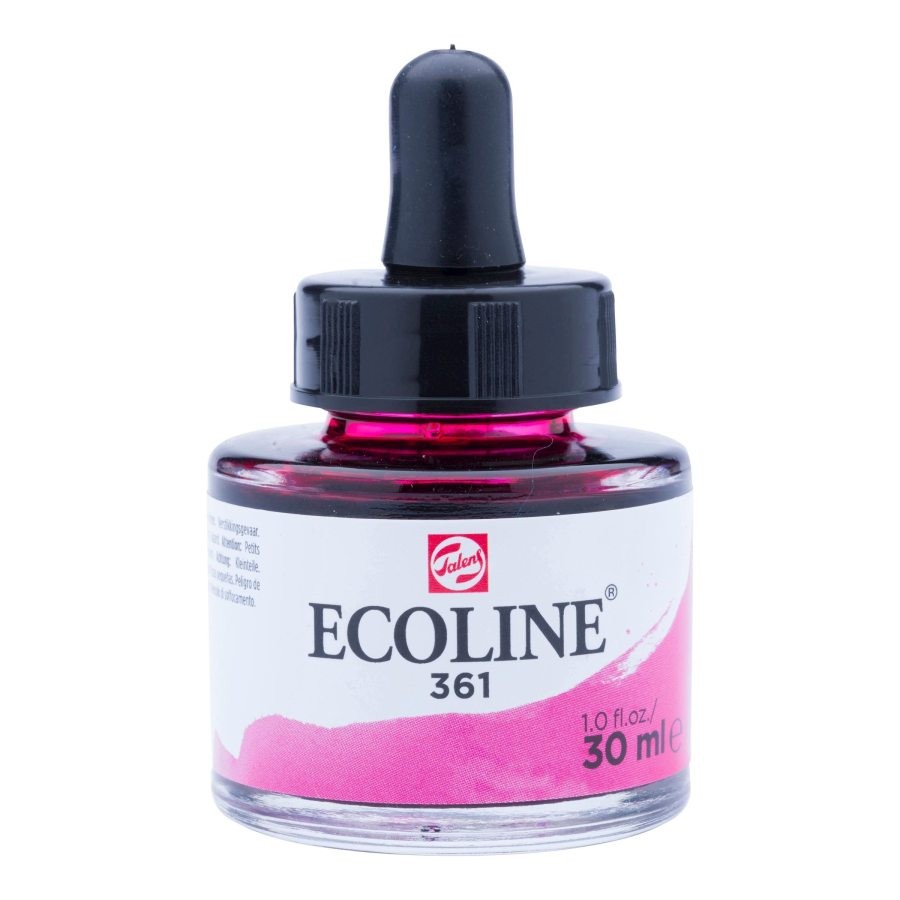 Краска акварельная жидкая Ecoline, (361), РОзовая светлая, 30 мл, Royal Talens