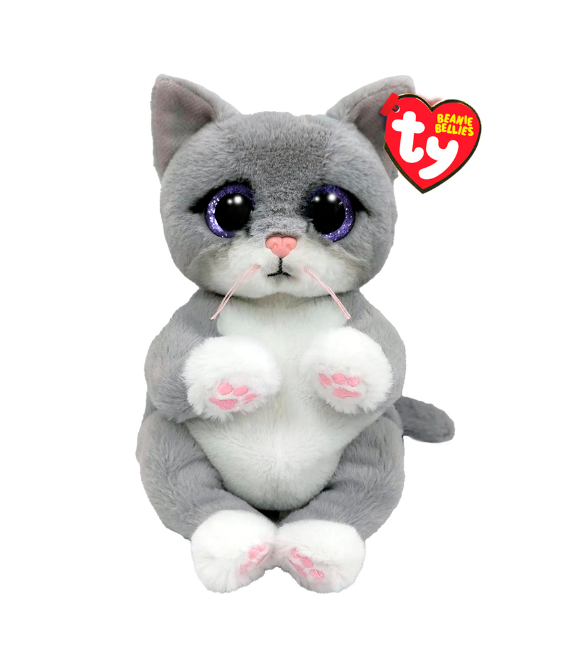 Іграшка м`яка TY Beanie Bellies Сіре кошеня "Morgan", 41055
