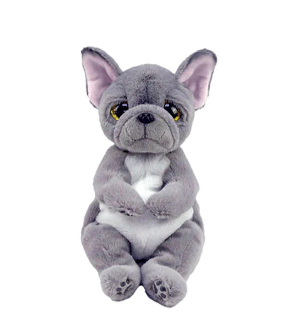 Іграшка м`яка TY Beanie Bellies Сірий пес "Wilfred" 25 см, 43212