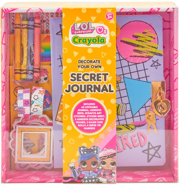 Набор для творчества "Дневник секретов" Crayola, 35056