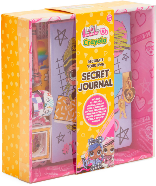 Набор для творчества "Дневник секретов" Crayola, 35056 1
