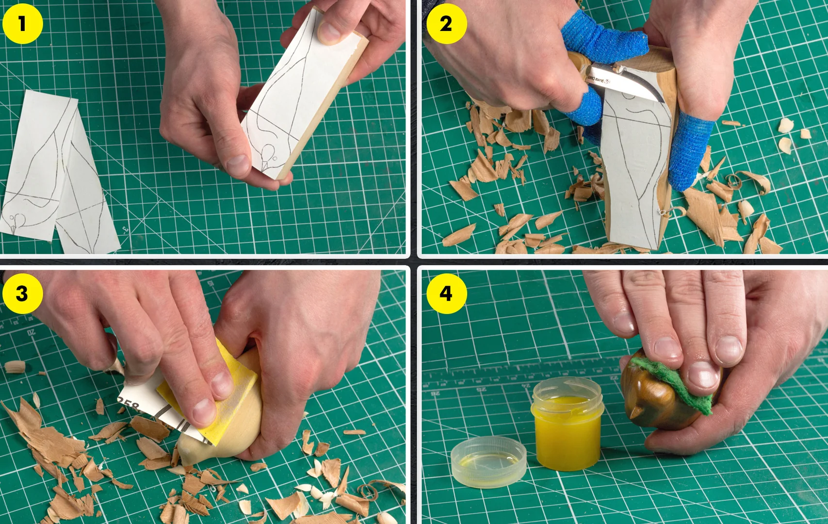 Набор для хобби Comfort Bird Carving, DIY 01 6