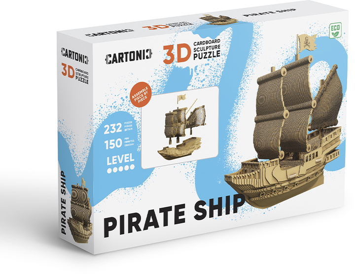 Картонный конструктор "Cartonic 3D Puzzle PIRATE SHIP", CARTSHIP 1