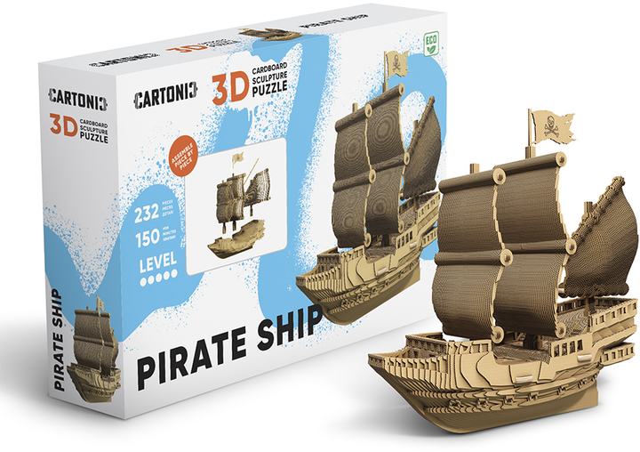 Картонный конструктор "Cartonic 3D Puzzle PIRATE SHIP", CARTSHIP 2