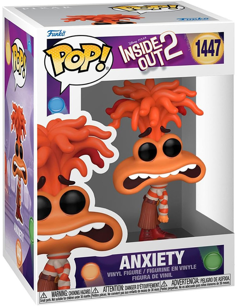 Фигурка Funko Pop серии "Мыслями наизнанку 2" - Тревожность, 75996 1
