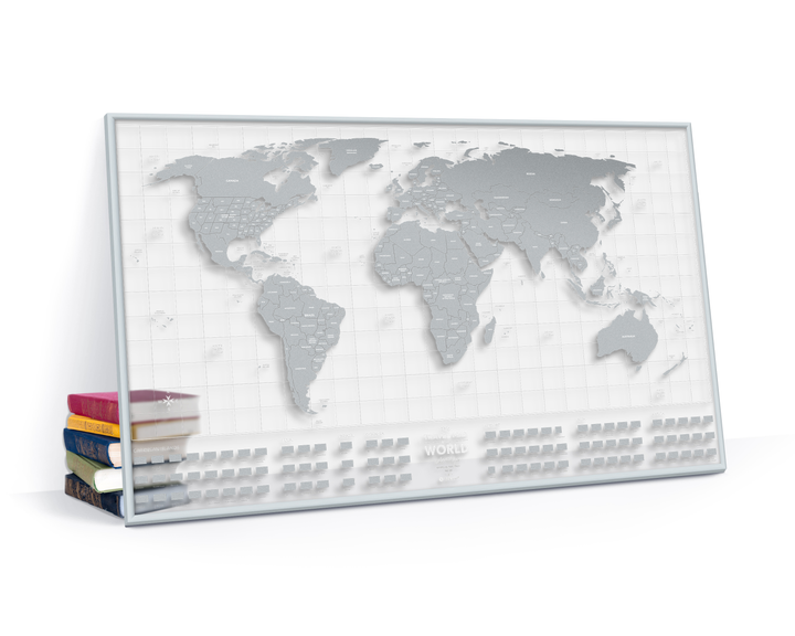 Скретч карта мира "Travel Map AIR Flags", AF, ТМ "1Dea.me" 2