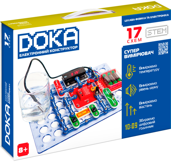 Конструктор электронный DOKA "Суперизмеритель", D70712