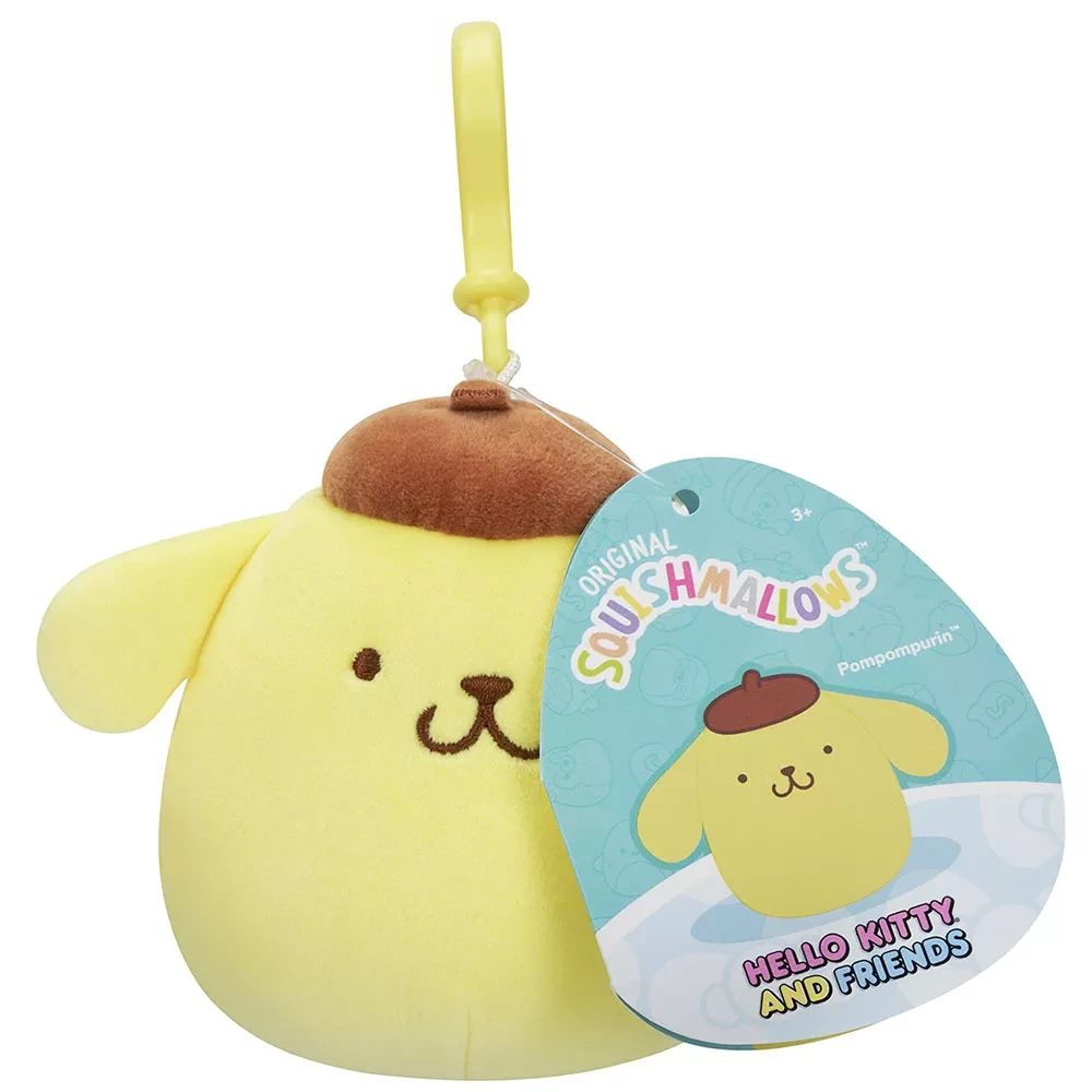 Мягкая игрушка на клипсе SQUISHMALLOWS серии "Хелоу Китти" - ПОМПОМПУРИН, 9 см, SQSN00273 2