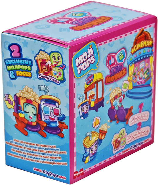 Набір ігровий Moji Pops серії "Box I Like" - Кінотеатр (2 фігурки, аксесуари), PMPSV112PL30 1