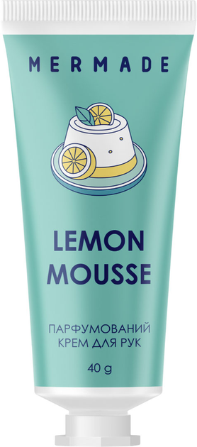 Парфумований крем для рук "Lemon Mousse" 40 г, MRPC0008, Mermade