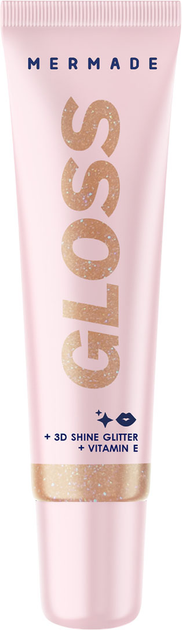 Сяючий блиск для губ "Beige Gloss" 15 г, MRGL003, Mermade