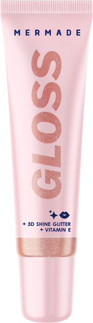 Сверкающий блеск для губ "Rose Gloss" 15 г, MRGL001, Mermade