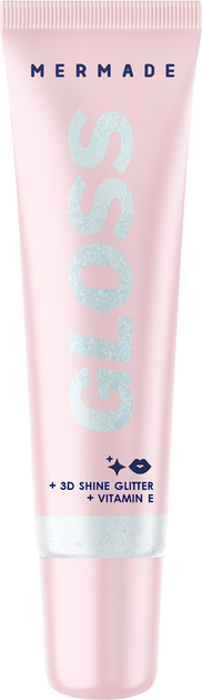 Сверкающий блеск для губ "Silver Gloss" 15 г, MRGL002, Mermade
