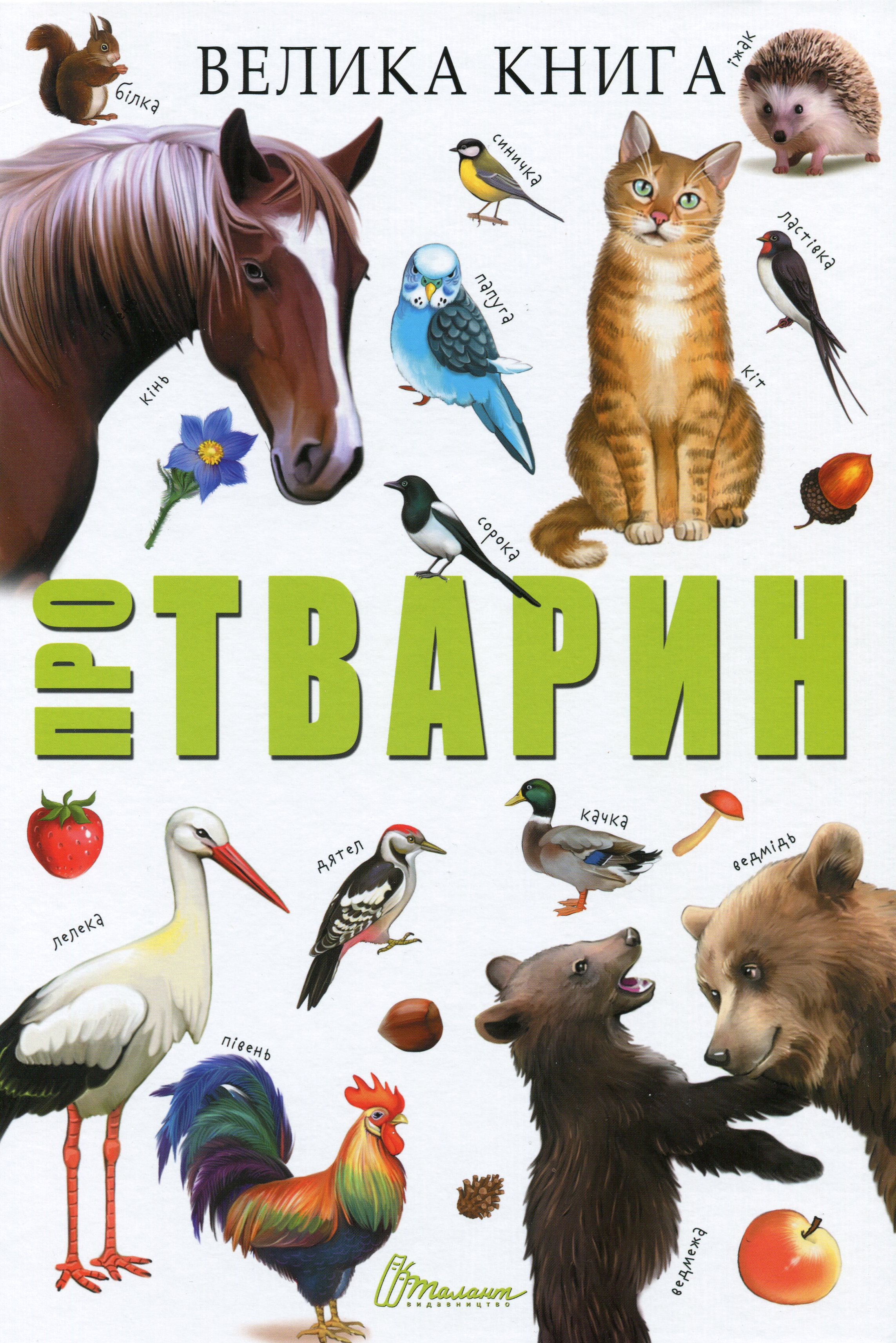 Книга "Найкращий подарунок: Велика книга про тварин" (у) (8370)