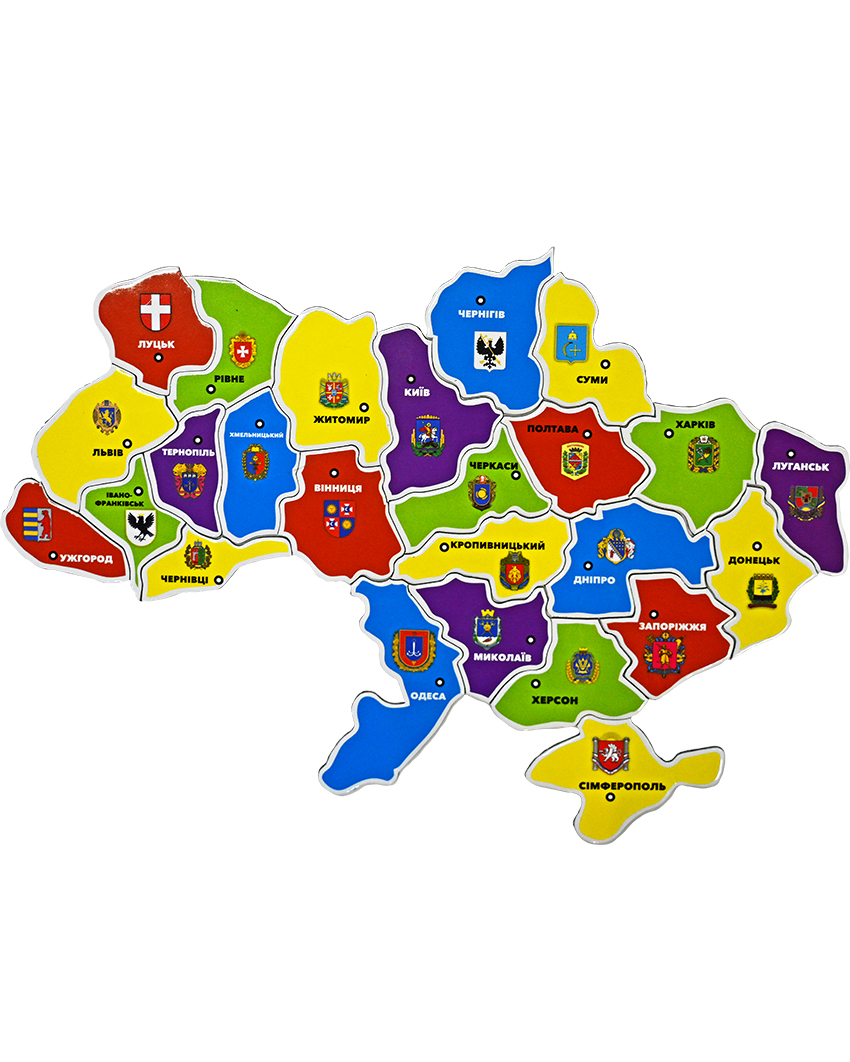 Магніт-пазл "Карта України"