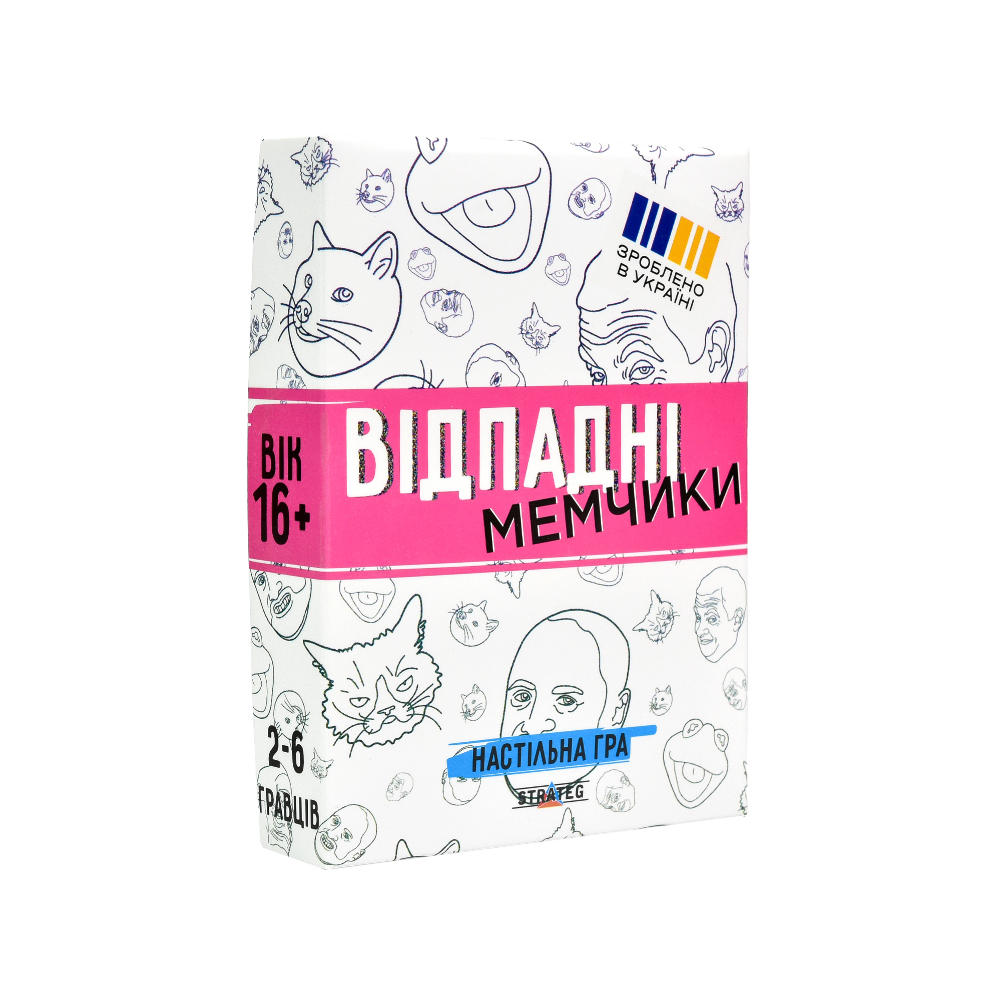 Игра настольная "Отпадные мемчики" (укр.) 30630, ТМ "Strateg"