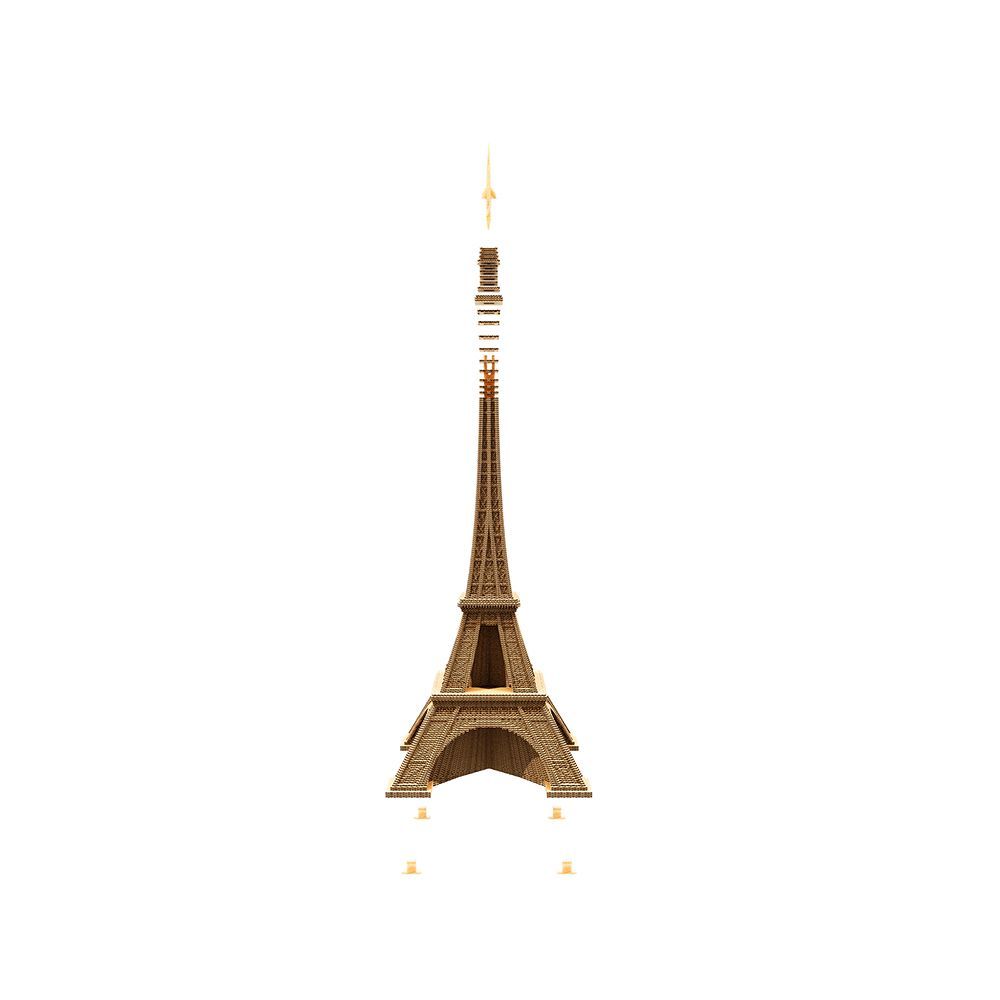 Картонный конструктор "Cartonic 3D Puzzle Eiffel Tower", CARTEIFF 2