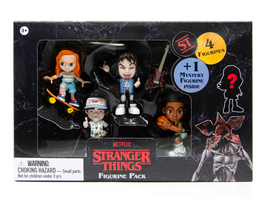 Набор коллекционных фигурок Stranger Things 4+1, set 1, 15005