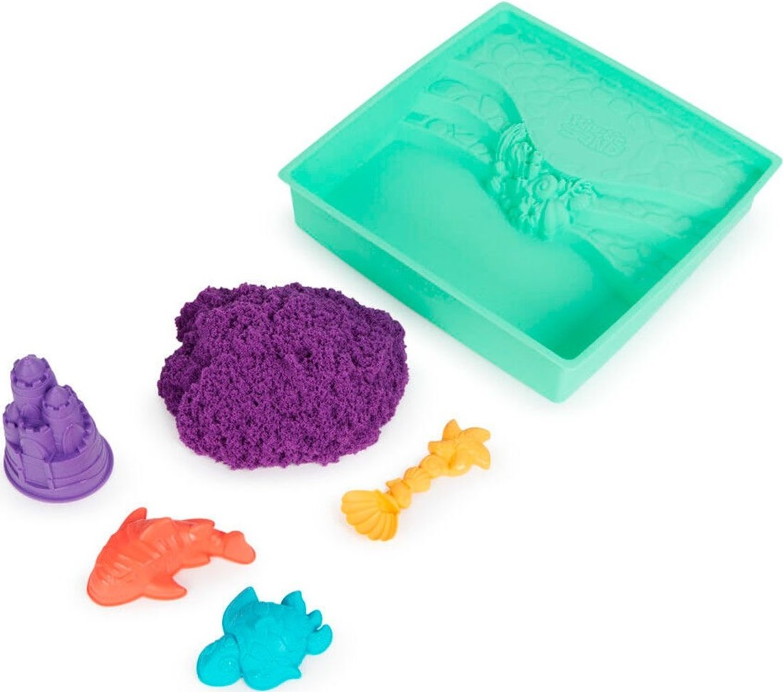 Набір для творчості Kinetic sand V2 Замок з піску (фіолетовий, 454 г, аксес.), 71402 3