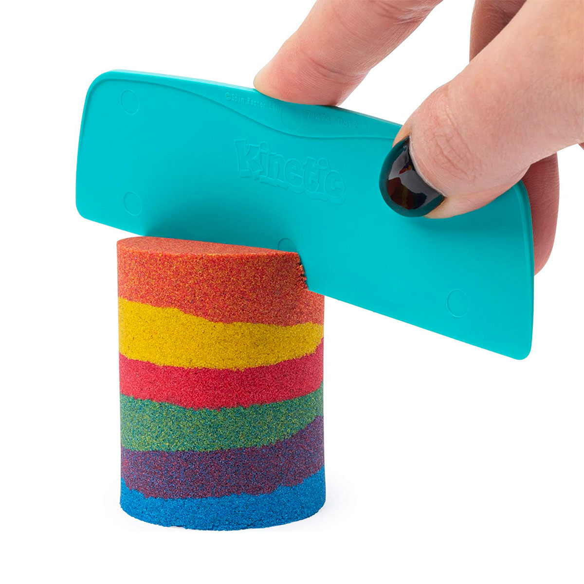 Набір піску для дитячої творчості Kinetic sand, Веселковий мікс, 383 г, 71474 5