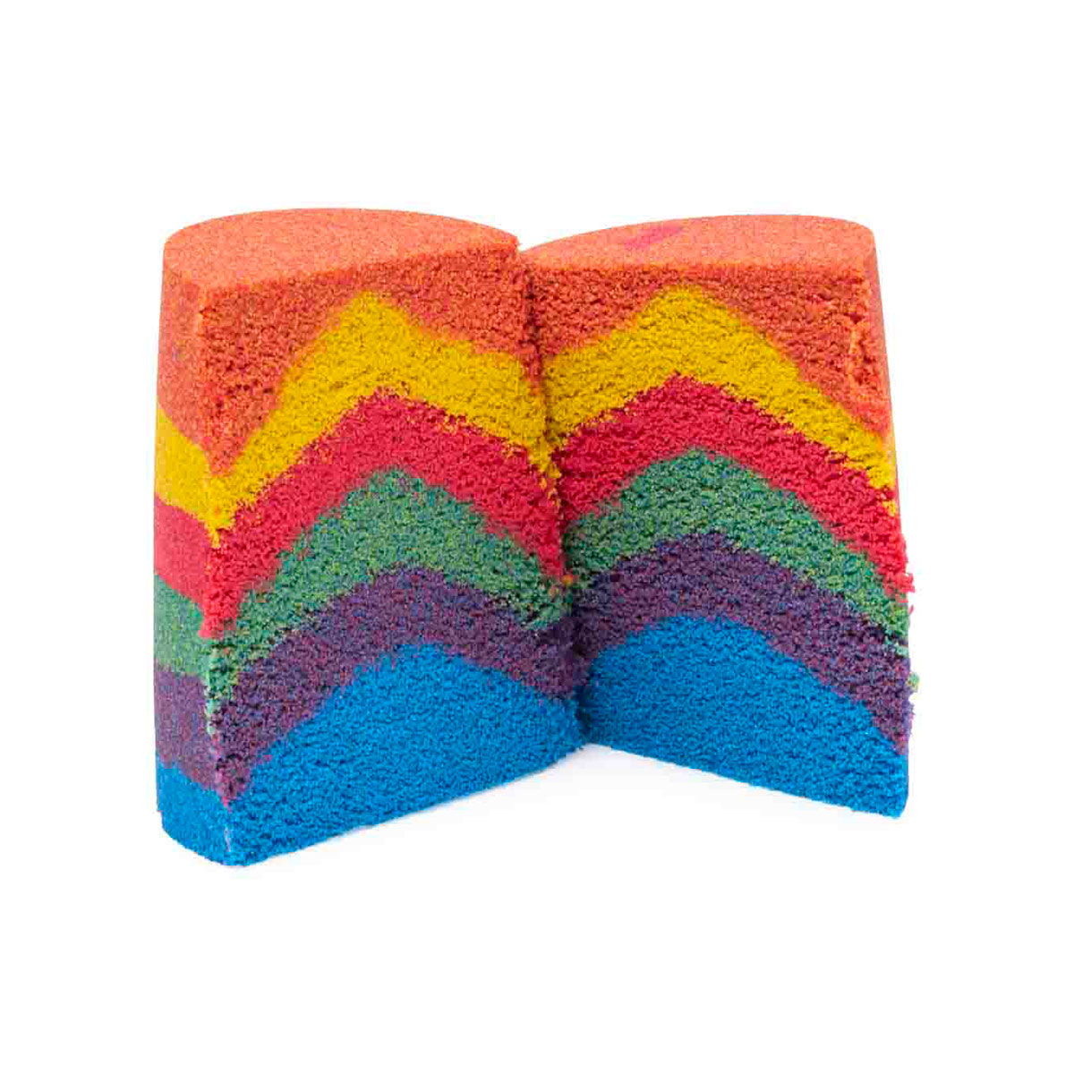 Набір піску для дитячої творчості Kinetic sand, Веселковий мікс, 383 г, 71474 6