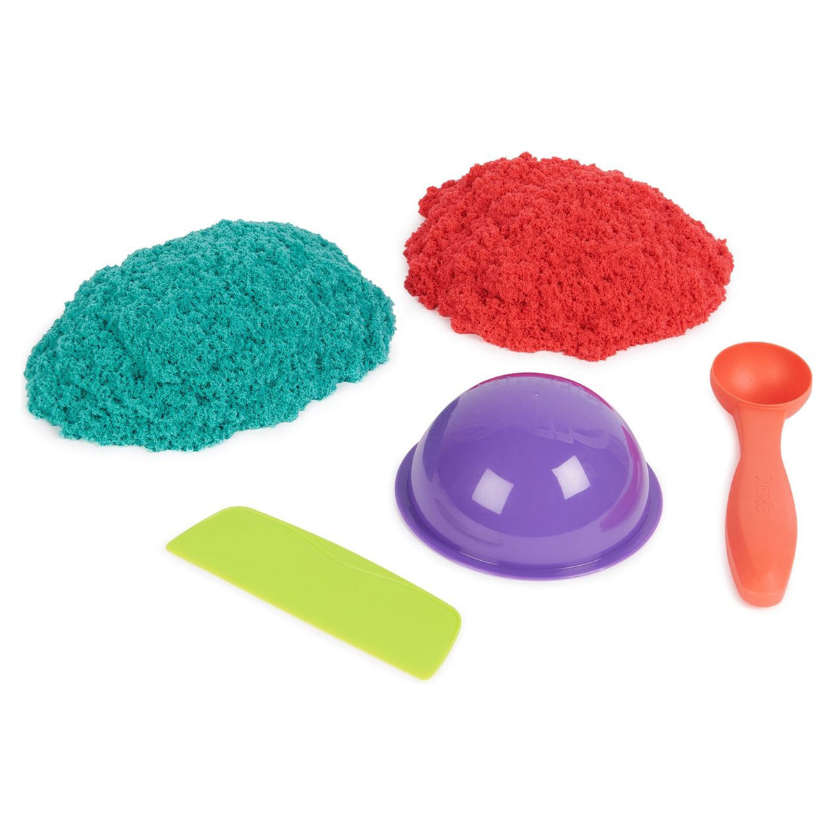 Набор песка для детского творчества Kinetic sand, Красочный дуэт (2 цвета, 680 г, аксес.), 71652 2