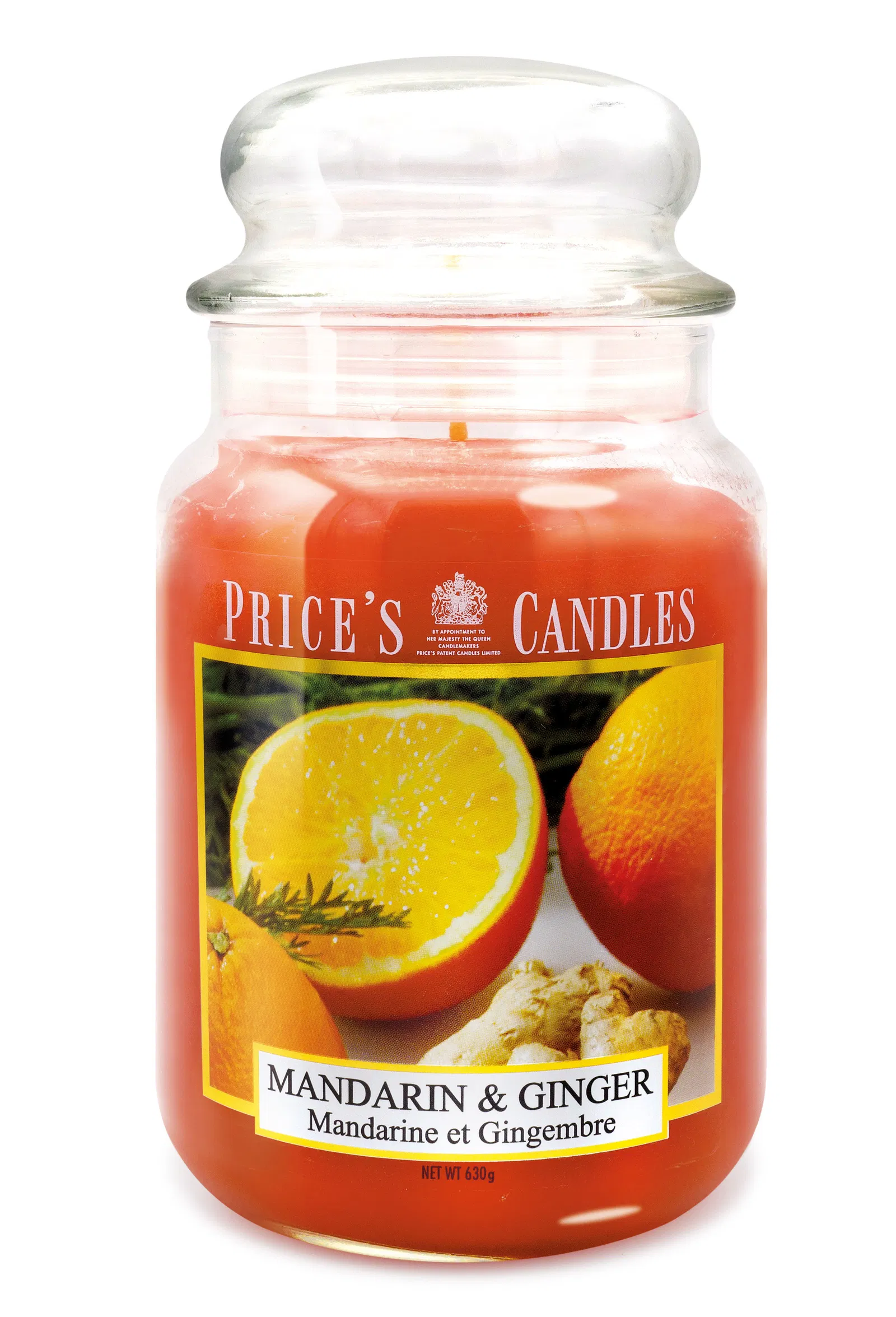 Свічка Мандарин та імбир Price`s Candles 630 г, PBJ42