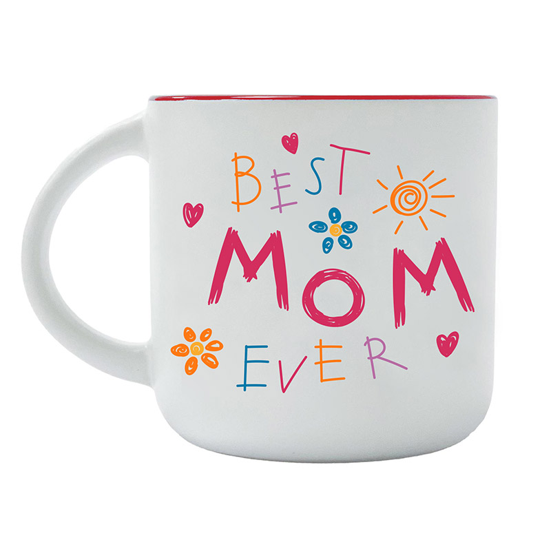Чашка "Best mom ever" 350 мл, PDP3471