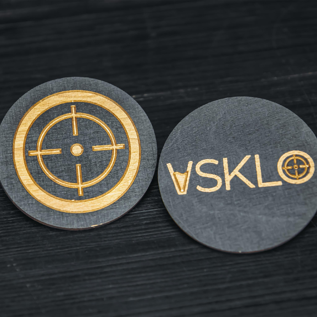 Набір "VIP" (графін 0,5 л, 2 склянки, 6 камінців, 2 костера), VSKLO 7