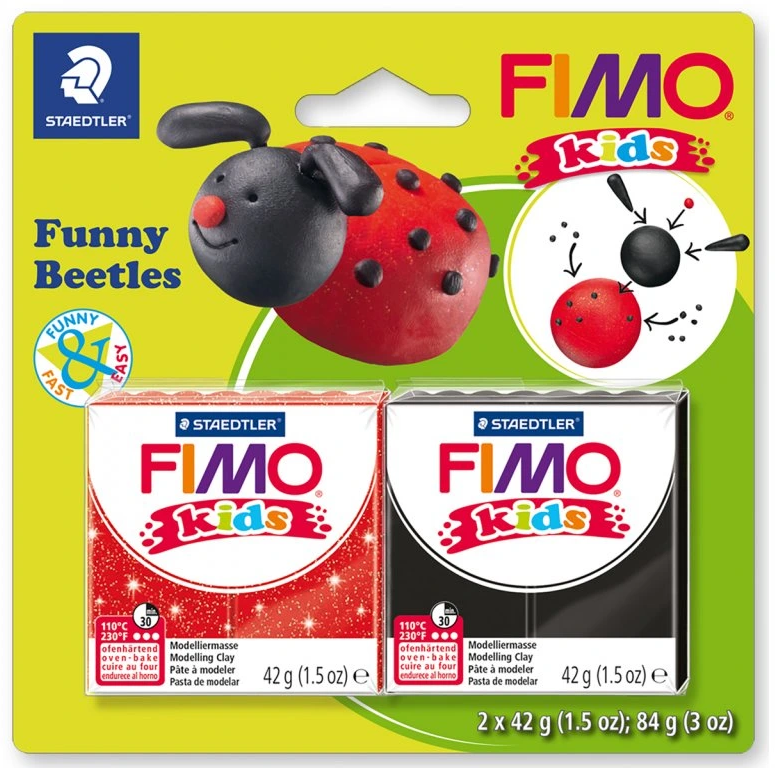Набор Fimo kids, Милая божья коровка, 2 шт