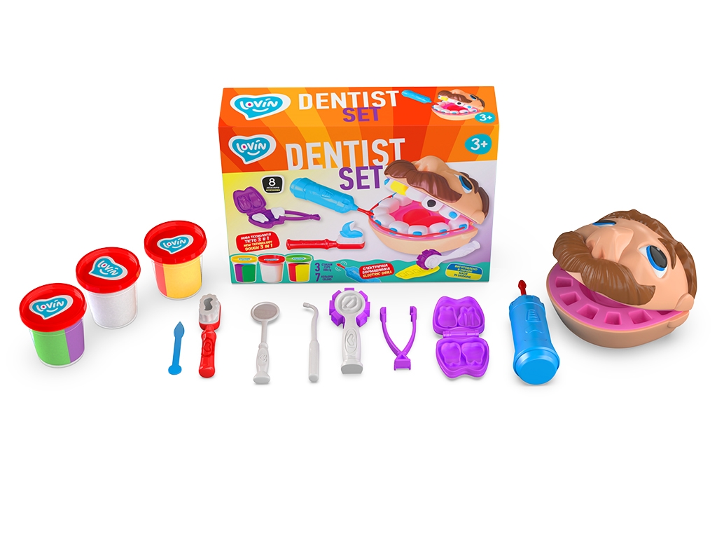 Набір для ліплення з тістом "Dentist Set" ТМ Lovin, 41193 3