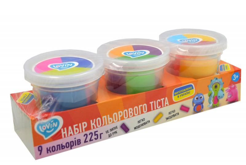 Набір для ліплення з тістом "Multi-colored" ТМ Lovin, 41188 1