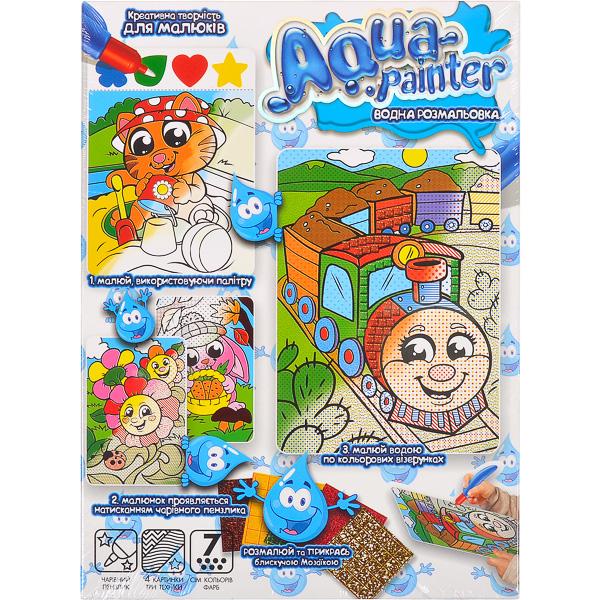 Набор креативного творчества "Aqua Painter" укр. (18), AQP-01-01U,02U,03U...09U 2