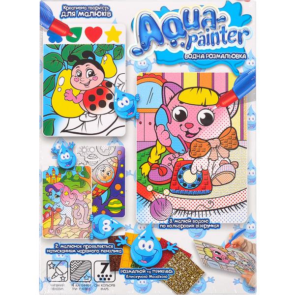 Набор креативного творчества "Aqua Painter" укр. (18), AQP-01-01U,02U,03U...09U 3