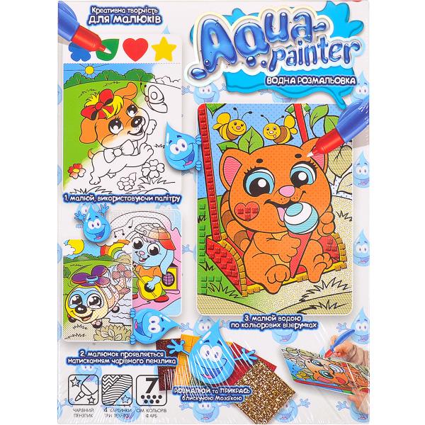 Набор креативного творчества "Aqua Painter" укр. (18), AQP-01-01U,02U,03U...09U 4
