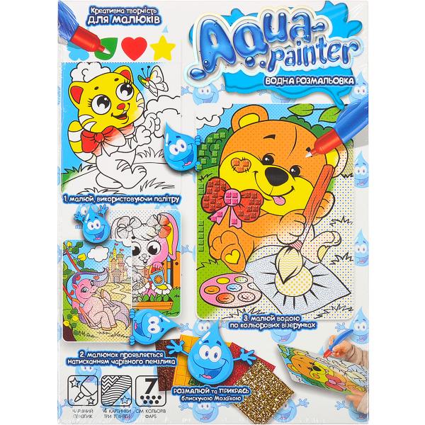 Набор креативного творчества "Aqua Painter" укр. (18), AQP-01-01U,02U,03U...09U 6