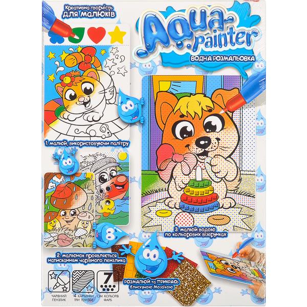 Набор креативного творчества "Aqua Painter" укр. (18), AQP-01-01U,02U,03U...09U 8