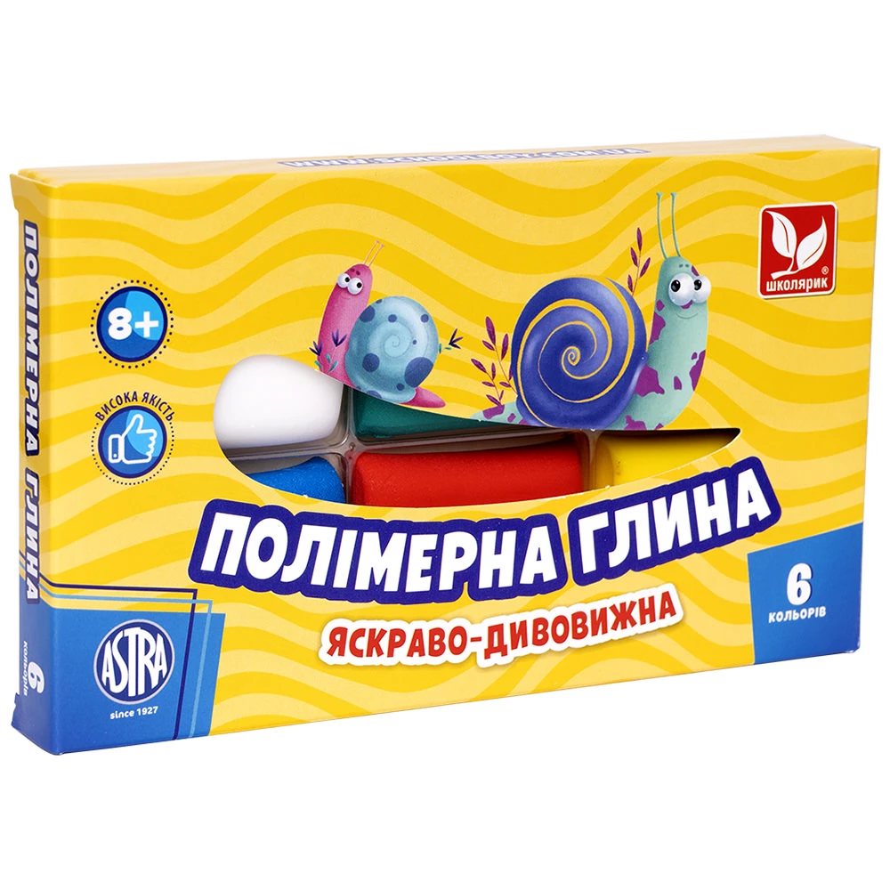Полімерна глина 6 кол., 83911901-UA
