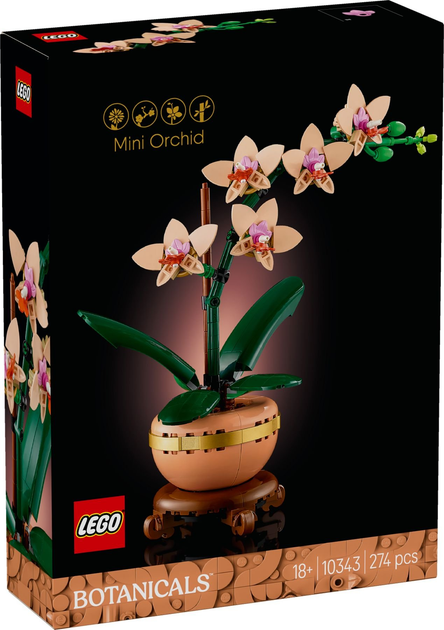 Конструктор Lego Botanicals "Міні орхідея", 10343