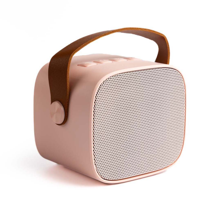 Бездротова колонка, з караоке-системою на 2 мікрофона, K1 pink , beige