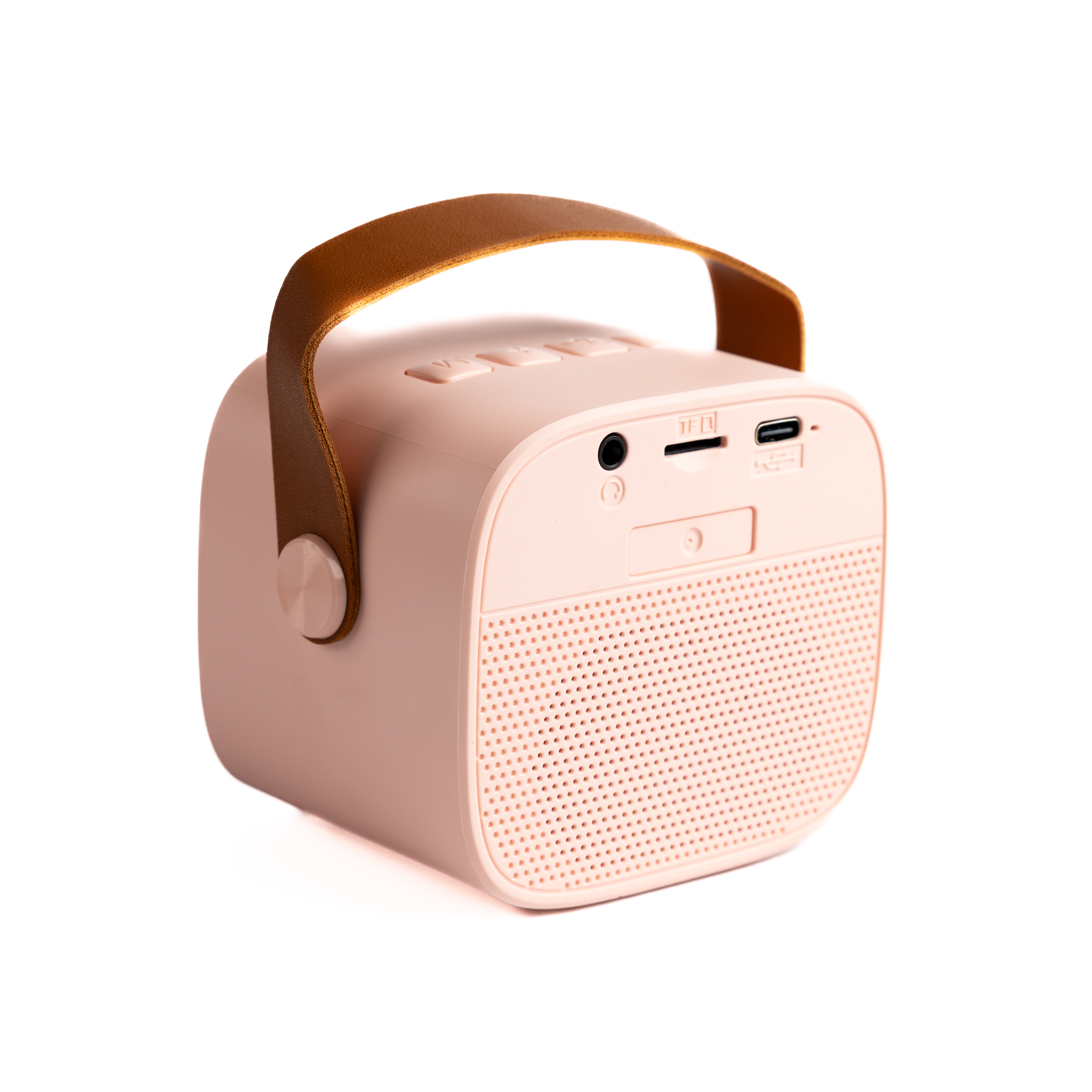 Бездротова колонка, з караоке-системою на 2 мікрофона, K1 pink , beige 1