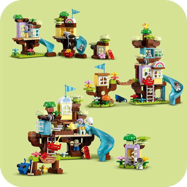 Конструктор Lego Duplo "Домик на дереве 3 в 1", 10993 2