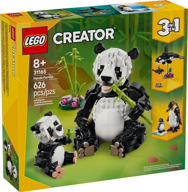 Конструктор Lego Creator "Дикие животные: пандовые", 31165