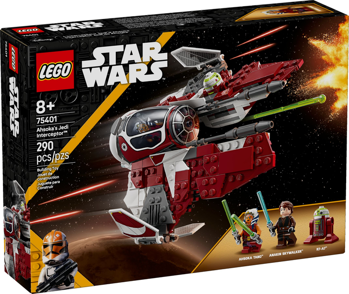 Конструктор Lego Star Wars "Джедайский перехватчик Асоки", 75401