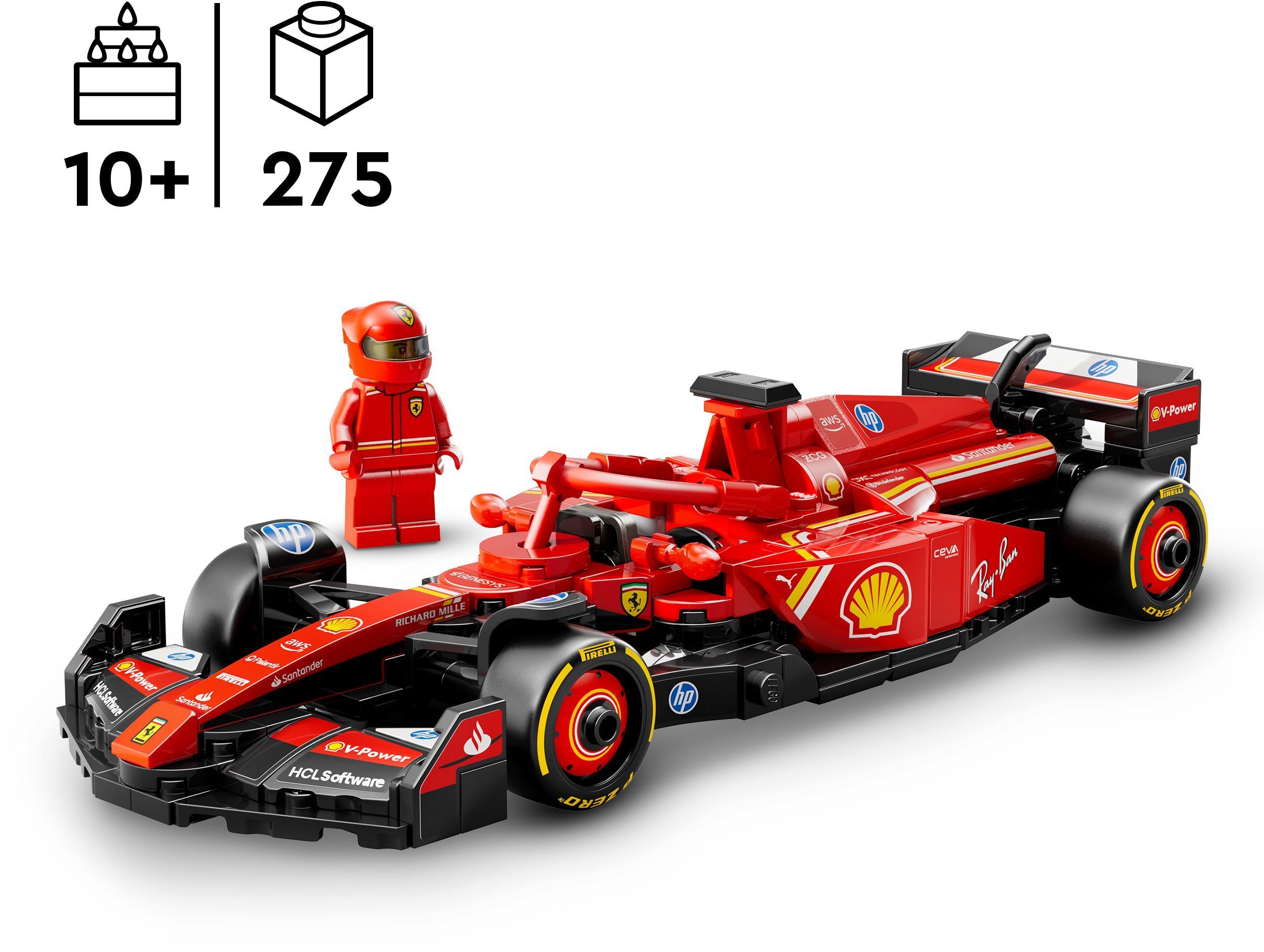 Конструктор Lego Speed ​​Champions "Гоночный автомобиль F1® Ferrari SF-24", 77242 1
